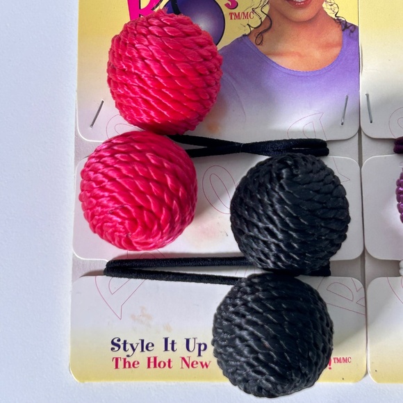 Vintage 90s Goody's Bobo's Jumbo Ponytailers NOS Set of 2 Packages (OA2) - Picture 2 of 7